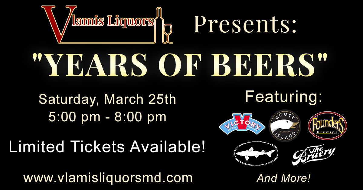 Years of Beers • Vlamis Liquors Elkton, Maryland